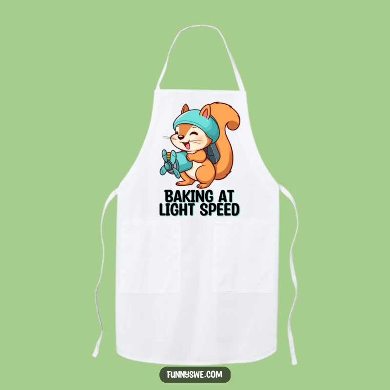 Funny Squirrel Uploader Apron - Busy Kitchen Helper