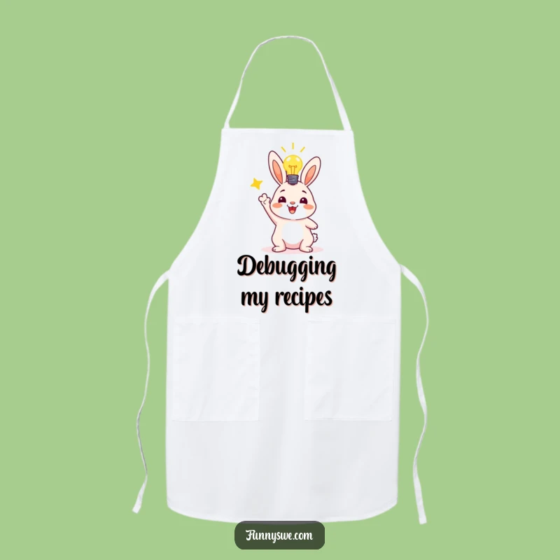 Funny Bunny Chef Apron: Cook Up Success with This Hilarious Coding Apron