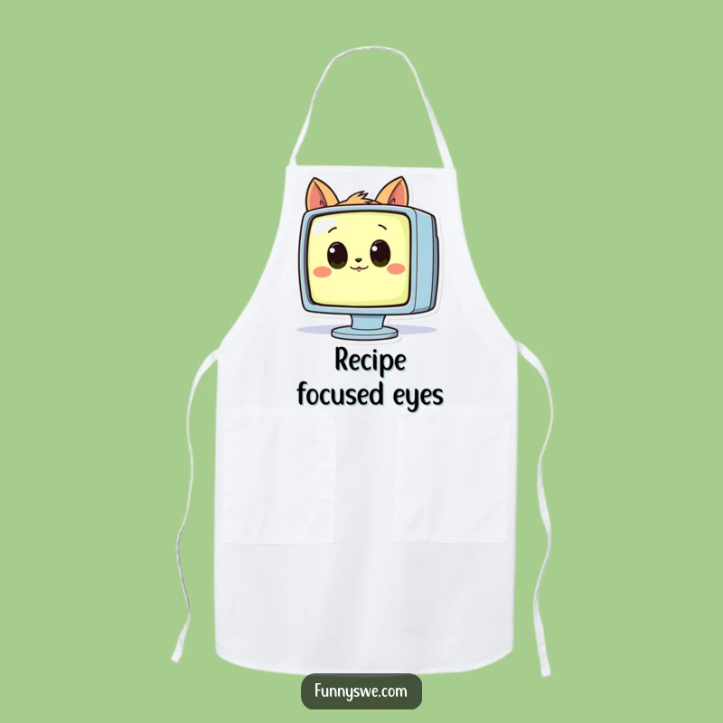 Funny Curious Animal Monitor Apron - Cook with Fascination
