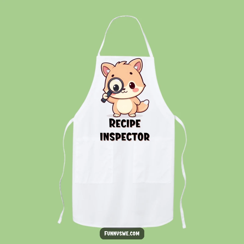 Funny Kawaii Coder Apron - Hilarious Techie Gift for Kitchen Coders