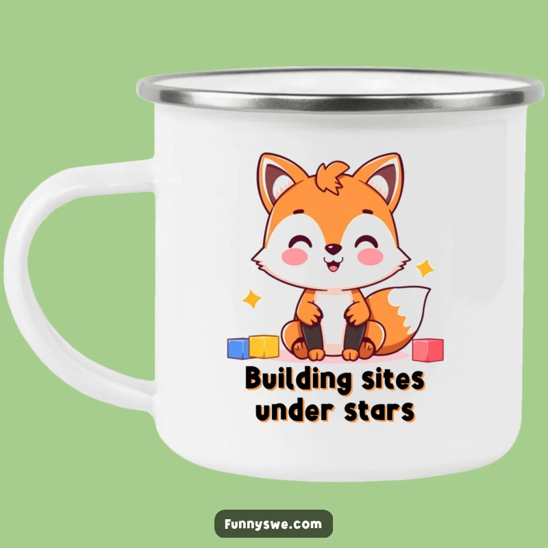 Funny Fox Web Dev Camping Mug: Creative Fuel for Your Adventures