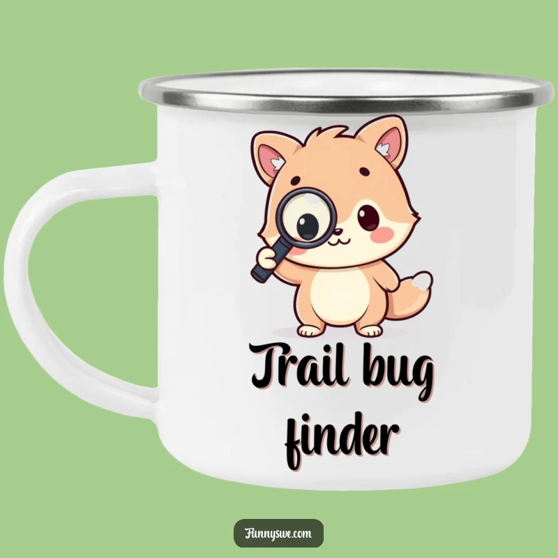 Funny Kawaii Coder Camping Mug - Durable & Hilarious Outdoor Tech Gift