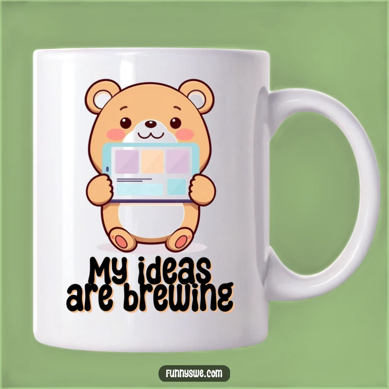 Funny Bear Web Designer Mug: Hilarious Gift for Coders and Creatives
