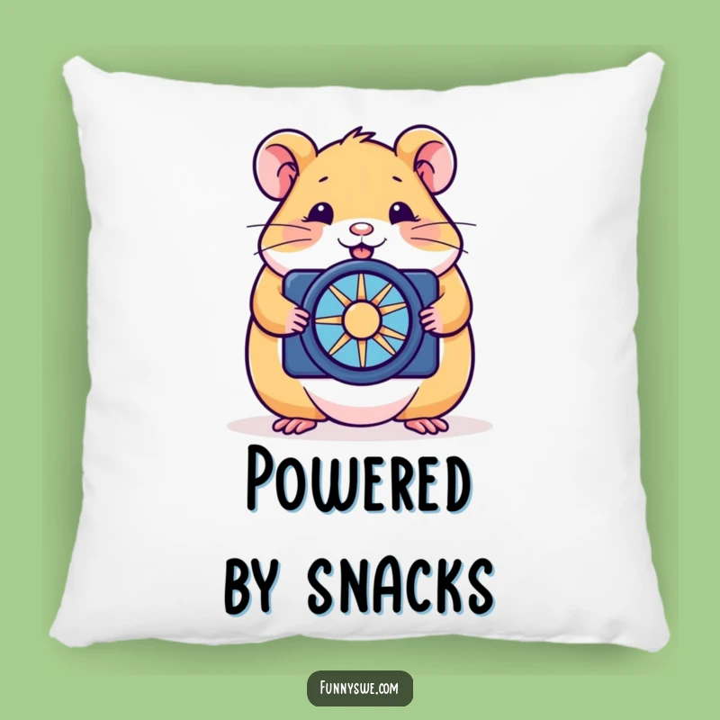 Funny Hamster Web Dev Pillow: Cozy and Hilarious Decor for Geeks