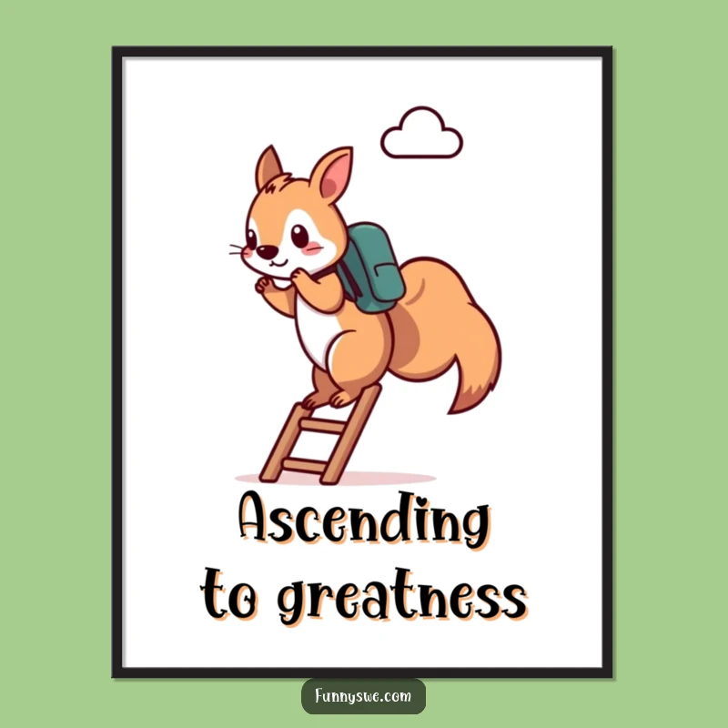 Digital Funny Squirrel Tech Art: Instant Motivational Decor, The Ultimate DIY Funny Gift