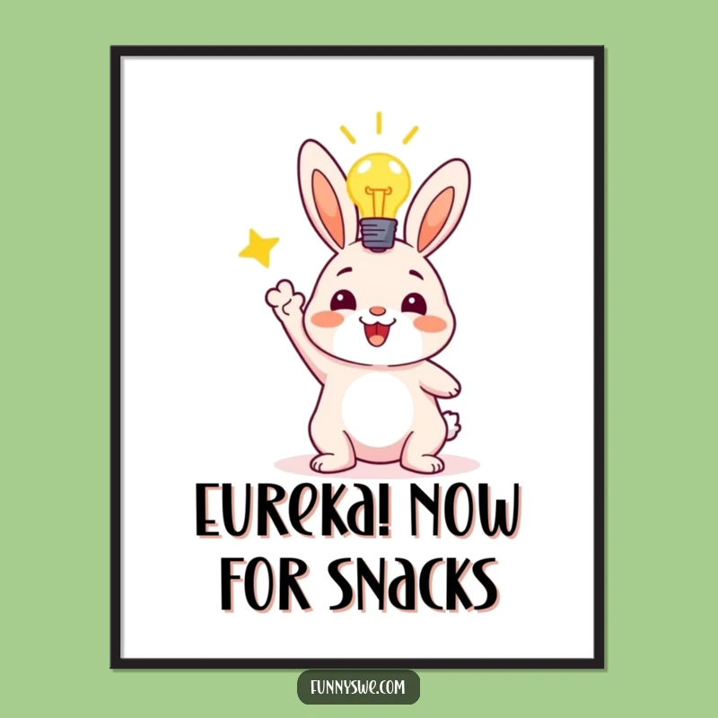 Funny Bunny Code Deployment Poster: Hilarious Art to Brighten Any Programmer's Space