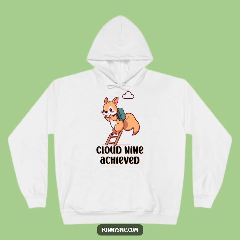 Cozy Funny Squirrel Tech Hoodie: Warm Up with Ambitious Humor, Best Funny Gift