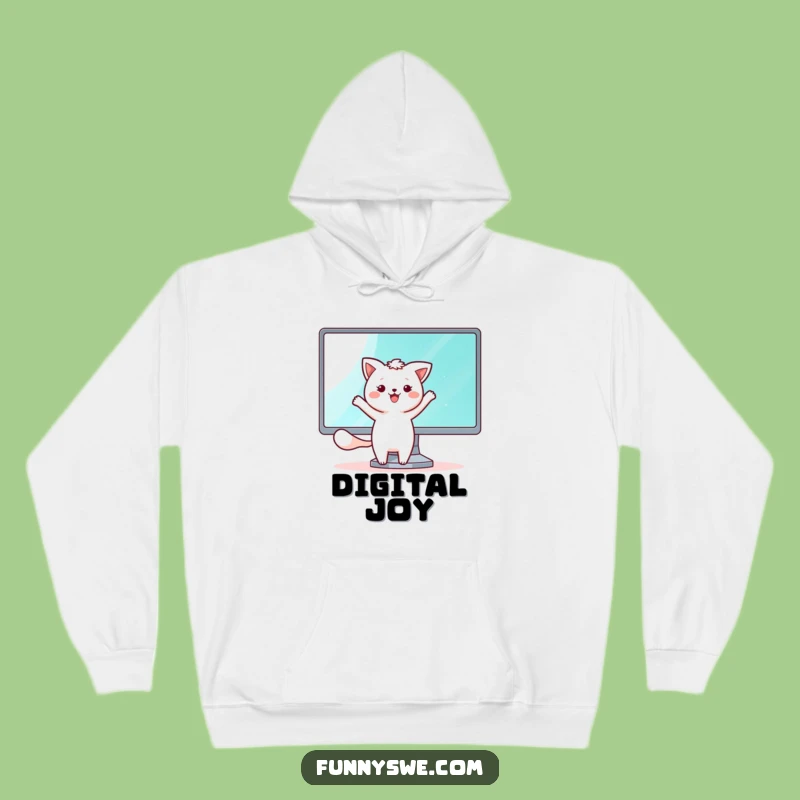 Funny Kawaii Tech Dancer Hoodie - Cozy & Hilarious Digital Joy Apparel Gift