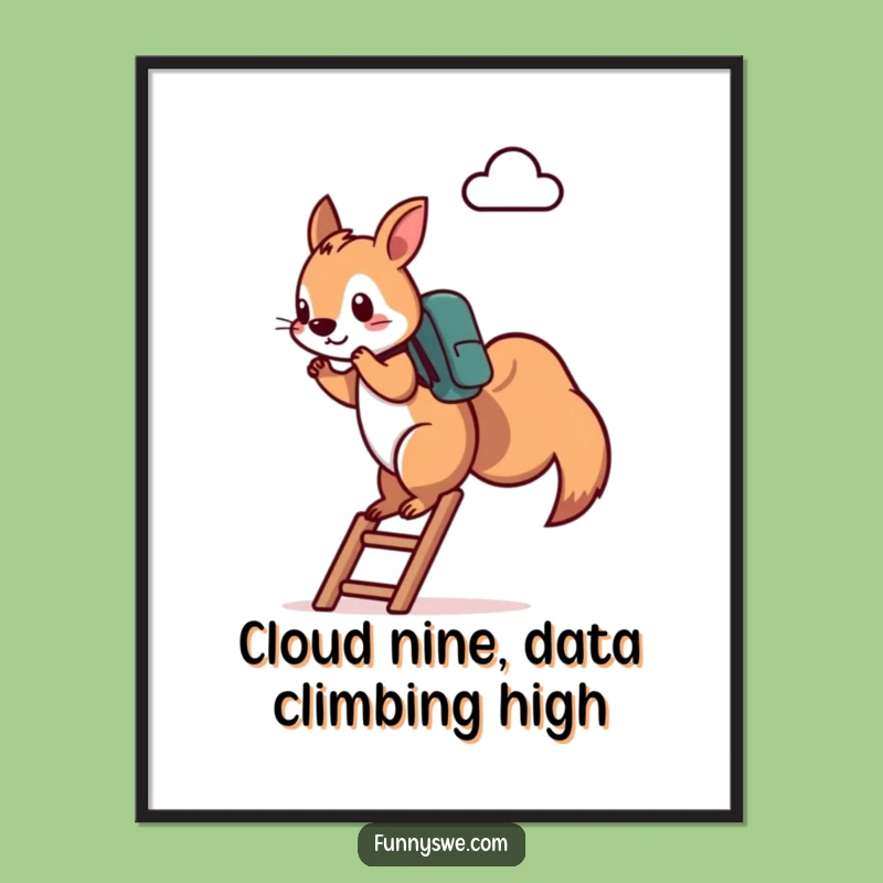 Free Printable Squirrel Tech Wall Art - Funny Downloadable Decor for Offices