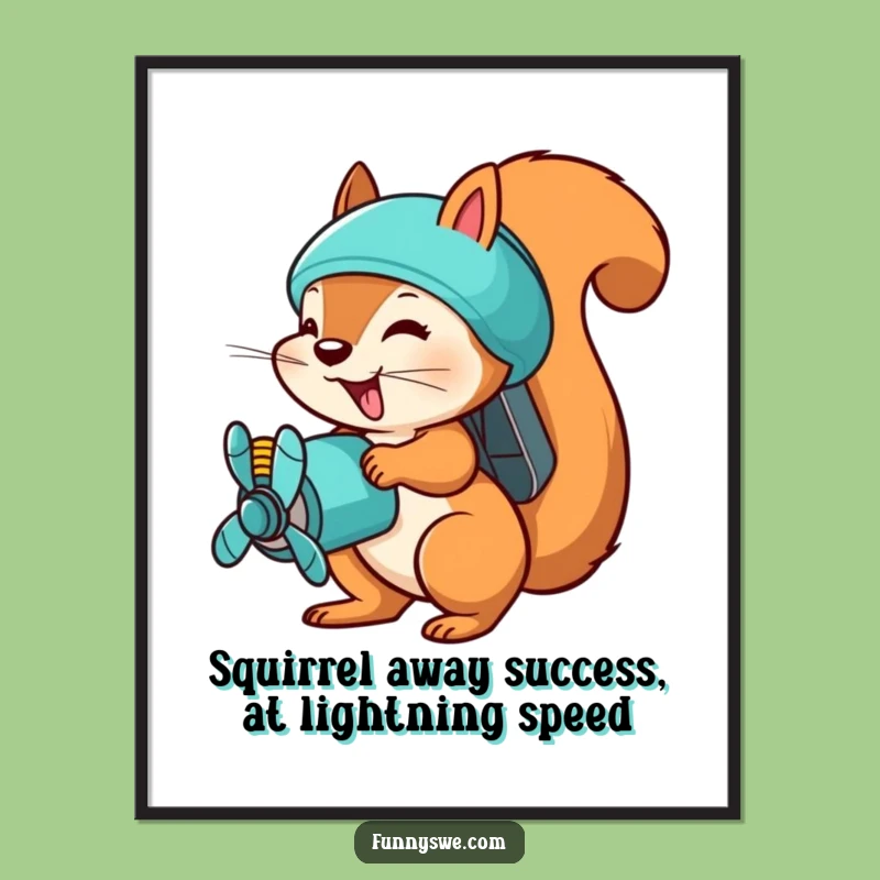 Free Printable Squirrel Wall Art: Humorous Downloadable Decor for Busy Folks