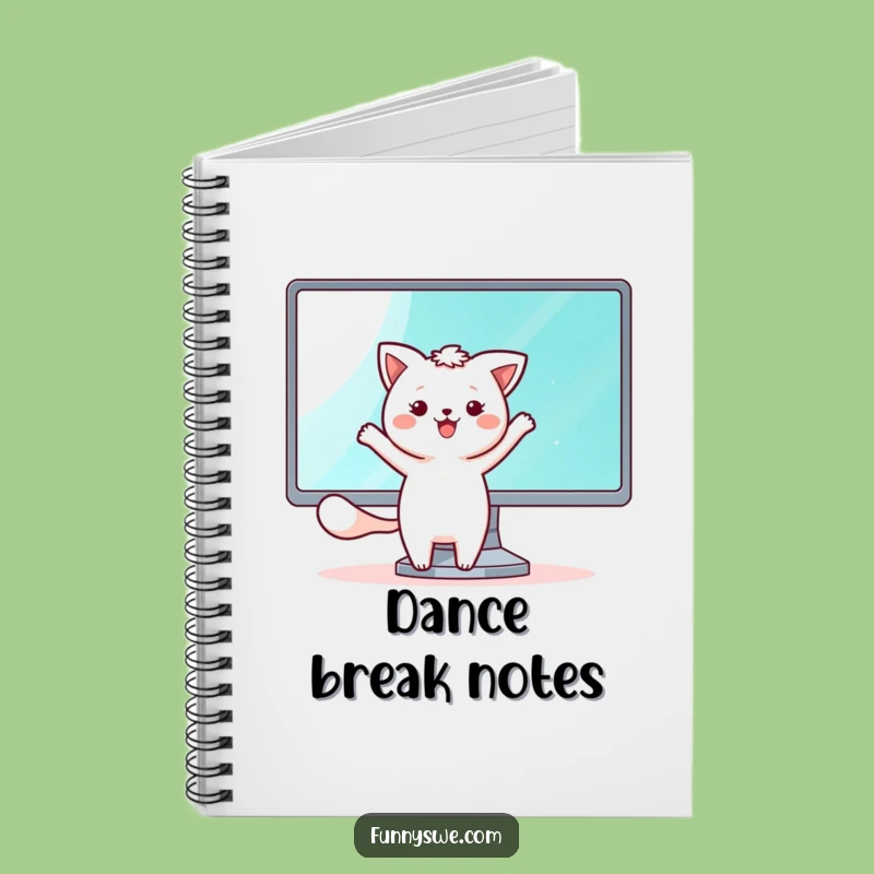 Funny Kawaii Tech Dancer Notebook - Hilarious Journal for Digital Ideas Gift