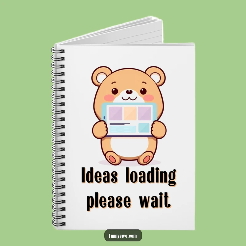 Funny Bear Web Designer Notebook: Jot Down Ideas with Hilarious Flair