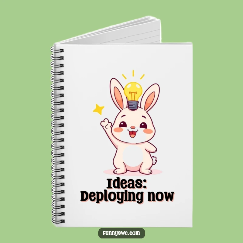 Funny Bunny Coder Notebook: Jot Down Ideas with This Hilarious Deployment Journal