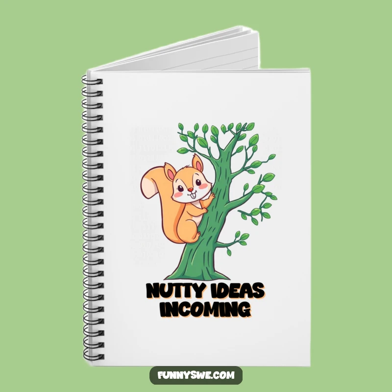 Funny Squirrel Binary Notebook: Capture Code with Energetic Flair