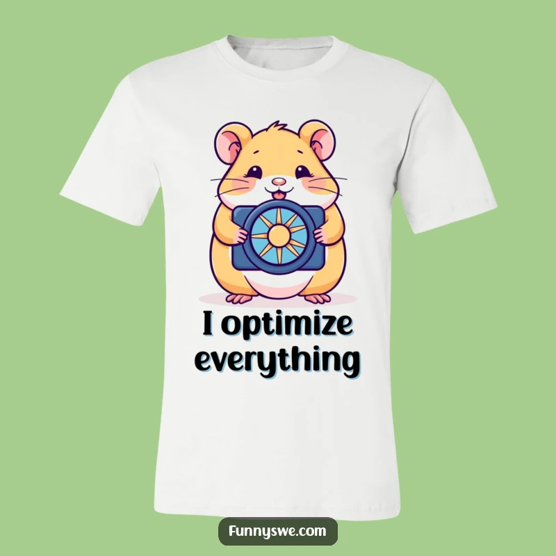 Funny Hamster Web Dev T-Shirt: Hilarious Apparel for Coders