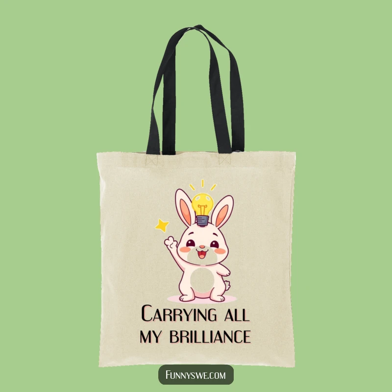 Funny Bunny Deployment Tote Bag: Carry Your Code and Laughs in Style